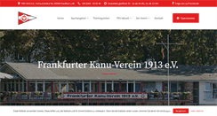 Desktop Screenshot of frankfurtkanu.de