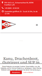 Mobile Screenshot of frankfurtkanu.de